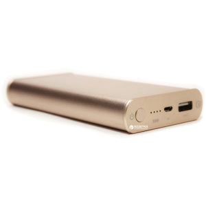 УМБ PowerPlant QC 2.0 10200 mAh Gold лучшая модель в Николаеве