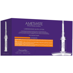 Лосьйон в ампулах для волосся Farmavita Amethyste Hydrate Luminescence Nutri Lotion Зволожуючий 8 мл x 12 шт (8022033016096)