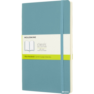 Нотатник Moleskine Classic 13 х 21 см 192 сторінок без линівки, м'яка обкладинка Океанський синій (8058341715529) ТОП в Миколаєві