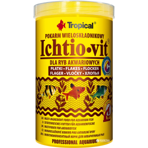 Корм Tropical Ichtio-vit для акваріумних риб у пластівцях 1 л (5900469770061) краща модель в Миколаєві