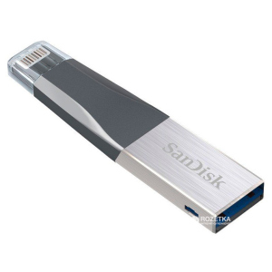 Sandisk iXpand Mini 64 Gb, USB 3.0/Lightning для Apple (SDIX40N-064G-GN6NN) краща модель в Миколаєві