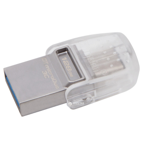 Kingston DataTraveler microDuo 3C 128GB (DTDUO3C/128GB) ТОП в Николаеве