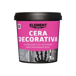 Декоративний воск CERA DECORATIVA ELEMENT DECOR 1 л ТОП в Николаеве