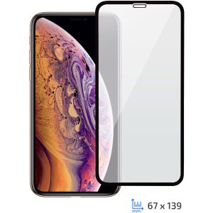 купить Защитное стекло 2E для Apple iPhone Xs Black (2E-TGIP-2018-5.8-3D)