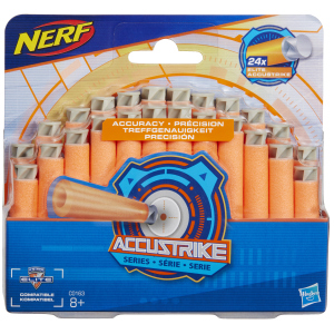 Комплект з 24 стріл для бластерів Hasbro Nerf Акустрайк (C0163) краща модель в Миколаєві