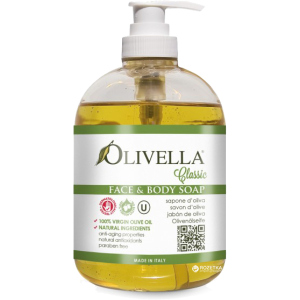 Жидкое мыло для лица и тела Olivella на основе оливкового масла 500 мл  (764412260000) лучшая модель в Николаеве