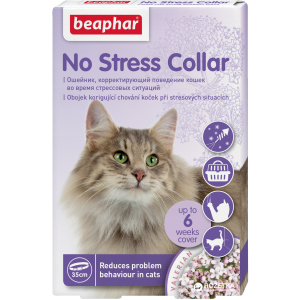 Антистрес нашийник Beaphar No Stress Collar cat для котів 35 см (13228) (8711231132287) ТОП в Миколаєві