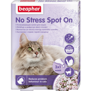 купити Антистрес краплі Beaphar No Stress Spot On cat для котів 3 піпетки (13913) (8711231139132)