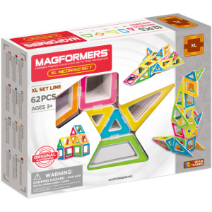 хороша модель Конструктор магнітний Magformers Neon XL 62 деталі (706007) (8809465534264)