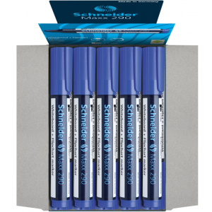Набор маркеров для досок и флипчартов Schneider Maxx 290 1-3 мм Синий 10 шт (S129003) надежный