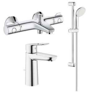 Набір змішувачів Grohe Grohtherm 800 + BauLoop 34550TM ТОП в Миколаєві