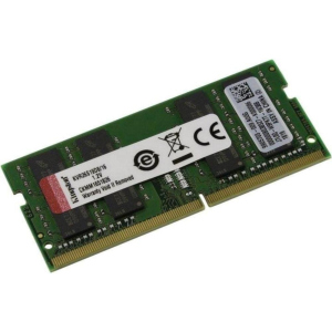 Оперативна пам'ять Kingston SODIMM DDR4-2666 16384MB PC4-21300 (KVR26S19D8/16) краща модель в Миколаєві