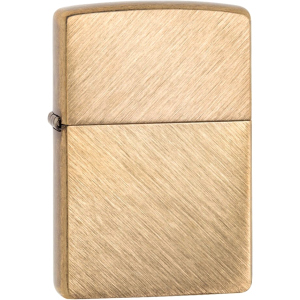 Зажигалка Zippo 29830 Herringbone Sweep Brass Золотистая (Zippo 29830) ТОП в Николаеве