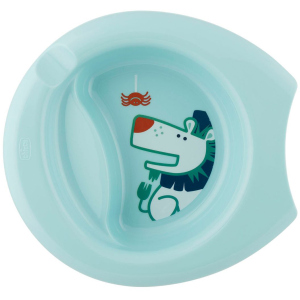 Тарелка Chicco Easy Feeding Plate 6м+ Голубой (16001.40.20) (2900990802432) ТОП в Николаеве