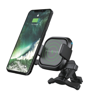 Автодержатель для телефона RAVPower Air Vent Car Mount Wireless Black (RP-SH008) в Николаеве