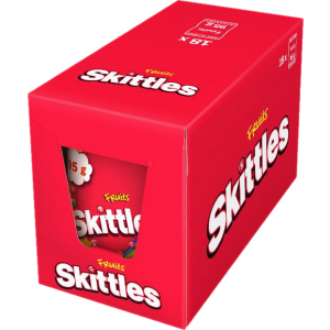 Упаковка драже Skittles Фрукти 95 г x 18 шт (4009900517294) краща модель в Миколаєві