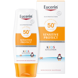 Детский солнцезащитный лосьон Eucerin SPF 50 150 мл (4005800147036) надежный