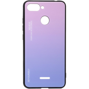 Панель BeCover Gradient Glass для Xiaomi Redmi 6/6A Pink-Purple в Николаеве