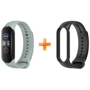 Xiaomi Mi Band 5 MiJobs Dual Color Water Green/Black (MJ5-DSS017WGB) в Николаеве