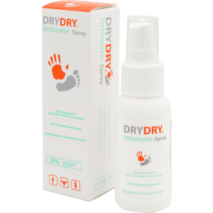 Дезодорант для інтимного догляду Dry Dry Intimate Spray 50 мл (7350061291156) ТОП в Миколаєві