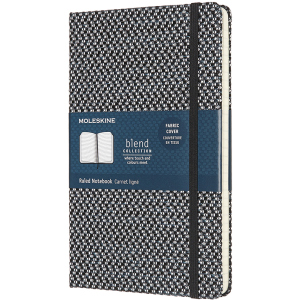 Нотатник Moleskine Blend 19 13 х 21 см 240 сторінок у лінійку Чорна Канва (8058647628196) в Миколаєві