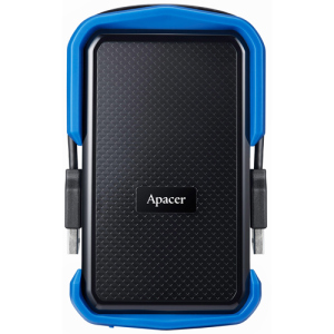 Зовнішній жорсткий диск Apacer USB 2TB AC631 Black/Blue (AP2TBAC631U-1) в Миколаєві