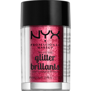 Глітер NYX Professional Makeup Face & Body Glitter 09 Red 2.5 г (800897846817) краща модель в Миколаєві