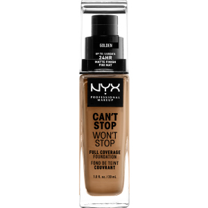 Жидкая тональная основа NYX Professional Makeup Can`t Stop Won`t Stop 24-Hour Foundation 13 Golden 30 мл (800897157302)