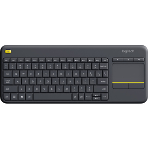 Клавиатура Logitech Wireless Touch Keyboard K400 Plus RUS Black (920-007147) надежный