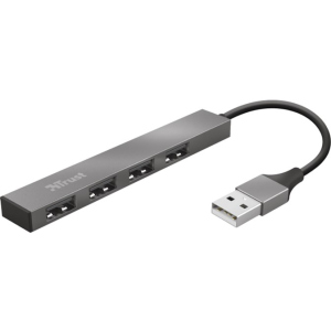 USB-хаб Halyx Aluminium 4-Port Mini USB Hub (tr23786) лучшая модель в Николаеве