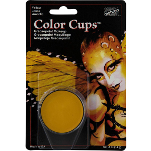 Кремовый грим Mehron Color Cups Yellow 12 г (CCC-Y) (764294502045) лучшая модель в Николаеве