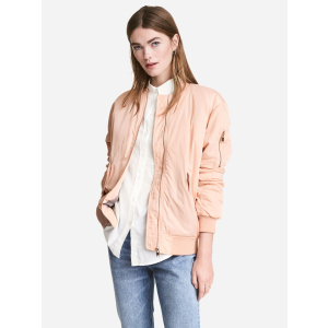 Бомбер H&M 4279515-ACUH 46 Бледно-розовый (3000001827917) ТОП в Николаеве