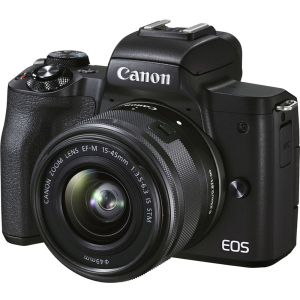 Фотокамера Canon EOS M50 Mark II Premium Live Stream Kit Black (4728C059) Офіційна гарантія! краща модель в Миколаєві