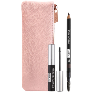 Набір для макіяжу брів Pupa Eyebrow Essential Kit №003 Dark Brown 10 г (8011607333738) в Миколаєві