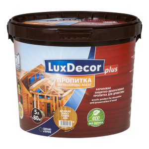 Акрилове просочення для дерева LuxDecor 5 л кедр в Миколаєві