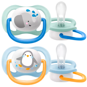 Пустушка ортодонтична Philips Avent Ultra Air Animal для хлопчиків 0-6 місяців (8710103949336) в Миколаєві