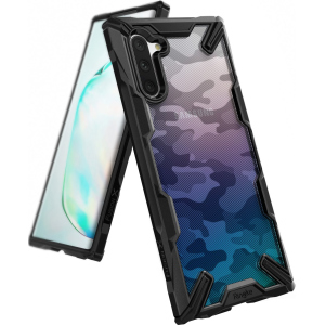 Панель Ringke Fusion X Design для Samsung Galaxy Note 10 Camo Black лучшая модель в Николаеве