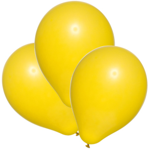 Набір Повітряні кульки Susy Card Жовті 20 см 100 шт (40011400) в Миколаєві