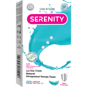 Презервативи Serenity Ultra Thin 10 шт (6949402825719) ТОП в Миколаєві