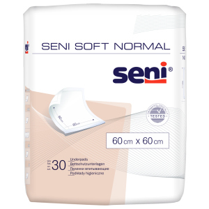 Одноразові пелюшки Seni Soft Normal 60х60 см 30 шт (5900516692568) ТОП в Миколаєві