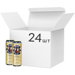 Упаковка пива Apostel Helles Lager светлое фильтрованное 5% 0.5 л х 24 шт (4054500101138) лучшая модель в Николаеве