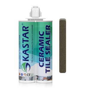 Двухкомпонентная эпоксидная фуга затирка Kastar Ceramic Tile Sealant Коричневый Бали, 400мл.