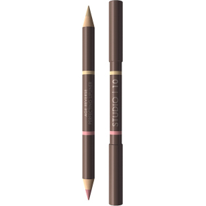 Антивіковий двосторонній олівець для губ Studio 10 Age Reverse Perfecting Lipliner Halo 1.38 г (5060377060088) в Миколаєві