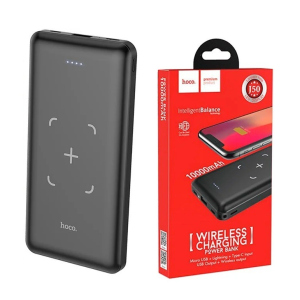 Павербанк Hoco Wireless Charger 10000 мАч black ТОП в Миколаєві