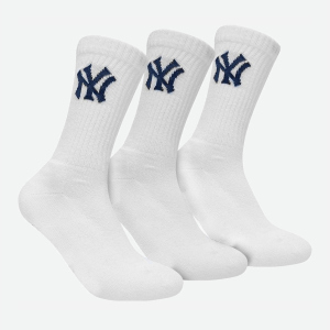 Носки New York Yankees 3 pk Crew 15100002-1001 35-38 р 3 пары Белые (8718984008968) в Николаеве