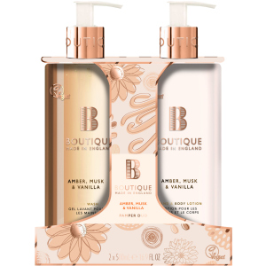 Набір для жінок Grace Cole Amber, Musk & Vanilla Hand Care Duo (5055443652625)