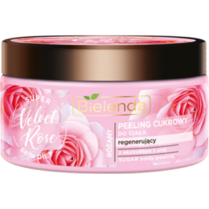 Скраб сахарный Bielenda Super Skin Diet Velvet Rose Регенерирующий 350 г (5902169034214) в Николаеве