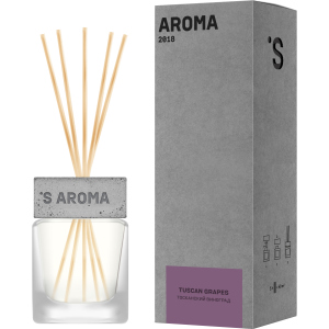 Аромадифузор Sister's Aroma Reed Diffuser Tuscan Grapes Тосканський виноград 120 мл (8681301037166) в Миколаєві