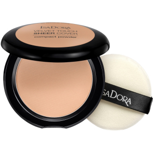 Пудра для обличчя Isadora Velvet Touch Sheer Cover Compact Powder 46 warm beige 10 г (7317852149461) ТОП в Миколаєві