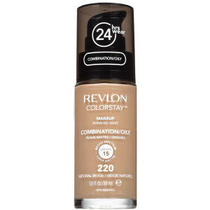 Тональний крем Revlon ColorStay комбінована та жирна шкіра з дозатором 220 Natural Beige 30 мл (309974700054) в Миколаєві